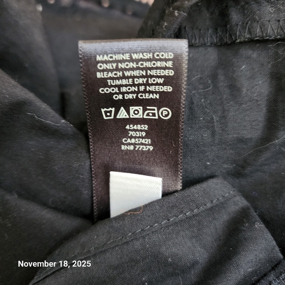 Ann Taylor Floral Embroidered Eyelet Sheath Black Dress - Picture 8 of 9